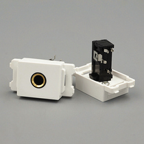 120 type weak current module microphone module 6 35 microphone socket ground plug-in table combination accessories