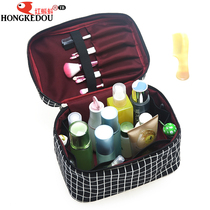 Korean cute professional makeup bag large capacity folding makeup box soft portable makeup storage bag large waterproof