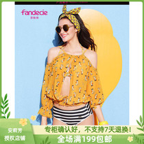 Fendipoem special cabinet split three sets of thin section independent cups swimwear FS0579 spot