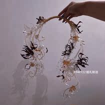 Ring Island Highway Bridal Hand Held Flowers Diy Scepter pinky22 Wedding Made Red Wedding Wedding