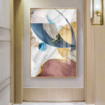 Modern abstract porch decorative painting creative art living room dining room hanging painting simple Nordic aisle corridor mural