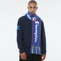 Champion 2021 autumn and winter men and women Champion grass logo tassel scarf commemorative Life series