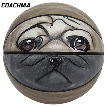 Horse coach Mabri basketball expression graffiti Bazar black indoor and outdoor universal basketball wear-resistant non-slip combat ball