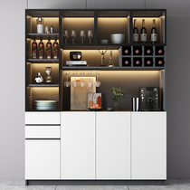 Dining Side Cabinet Light Lavish Leaning Against Wall Wine Cabinet Tea Water Cabinet Home Living Room Containing Lockers Large Capacity Items Bowl Cabinet