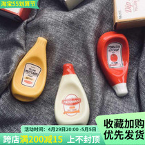 Japanese Sedo Ceramics Squeezed Ketchup Bottle Styling Soy Sauce Dish mustard Dish Creative Saucer Dish