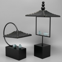 Modern Chinese Soft Creative Iron Art House Eatery House Under House Bird Swing Boilerplate Room Hotel Genguan Soft Adornment