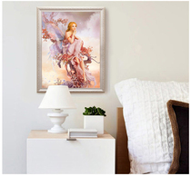 Diamond new full diamond cartoon beauty butterfly elf 5D Diamond painting full diamond bedroom diamond embroidered Rubik cube round diamond