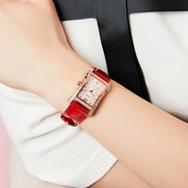 Corolla watch ladies 2020 new fashion diamond inlaid tide temperament quartz belt rectangular brand womens watch