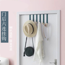 Post-door rear hanger free of punching racks wall-hanging clothes hanger bathroom toilet free of nail door with cap rack hanging hook