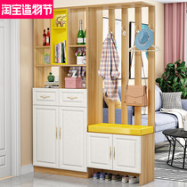 Living Room Screen Cabinet Dining Room Wine Cabinet Partition Cabinet Change of shoes Stool Decoration Shelve to the family Shoe cabinet One-in-one-place Guan Guan Cabinet