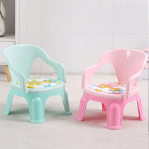 Baby eating dining chair children detachable chair plastic back chair calling chair dining table and chair cartoon small chair bench
