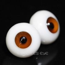 (Dolly Planet) BJD Reality Style Glass Eyes Dark Brown D-04 Ultra Low Arc Xiaohong