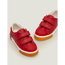 MiniBoden sneakers children Velcro casual leather low-top shoes British direct childrens shoes spring and autumn