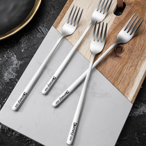 304 Fork Western Food Fork Stainless Steel Home Eating Creative Cute Long Handle Salad Fork Dessert Fork