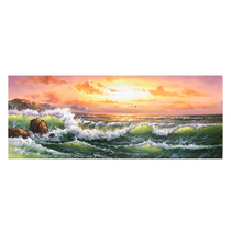 (New products) Yu Chunfeng < Haina Baichuan > boutique oil painting big size 70x180cm