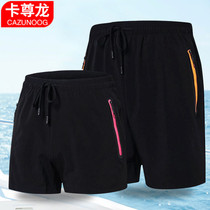 Outdoor sports quick-drying pants mens summer loose casual five-point pants running training fitness thin quick-dry shorts women