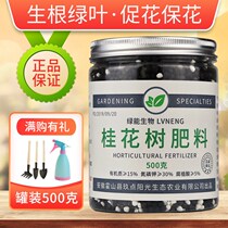 Osmanthus tree fertilizer special fertilizer household acid anti-yellow leaves promote flowering Four Seasons Osmanthus granule organic fertilizer compound fertilizer