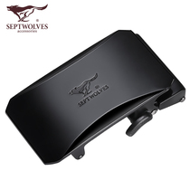 Seven Wolves Belt Buckle Mens Buckle Head Upscale Alloy Automatic Pants With Head New Stainless Steel Mens Belt Buckle Head