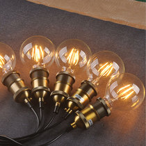 sketch Sketch Edison e27 screw LED bulb Spiral small head bulb Warm yellow tungsten imitation wire lampstand lamp