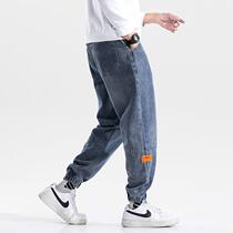 Casual pants mens new mens pants autumn pants mens trend loose autumn version long tube ankle-length pants men