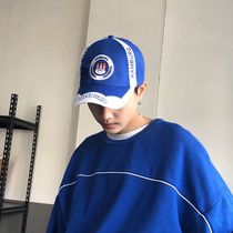 Hats Men Spring and Summer Korean Tide Brand Cap Hip Hop Leisure Joker Men Golf Blue Baseball Cap