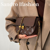 France Sandro Ifashion small bag women 2020 new fashion chain shoulder messenger bag saddle bag