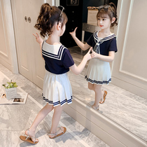 jk uniforms skirts girls summer 2021 new childrens dress suit school uniforms college wind and summer dress pleats