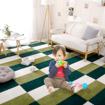 Climbing mat childrens splicing suede bedroom full of foam mat baby large floor washable carpet