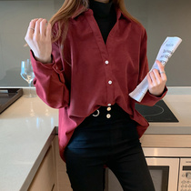 Shirt Woman Design Sensation Little Crowdnew 2022 Spring Long Sleeve 100 Hitch Easy To Thicken two blouses students