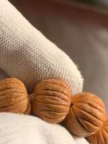 Monkey head hand string small walnut short pile local tyrant string Monkey King pumpkin pile phoenix feather monkey head play single ring hand chain chain