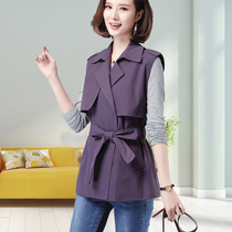 Vest women spring and autumn 2021 New Trend fashion ladies wild wear short windbreaker vest jacket