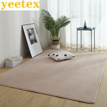Pink floor mat living room carpet bedroom tea table carpet small cleaning floor thickened home floating window mat bedside climbing