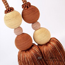 Standing Spirit Decoration O Style Class Curtains Hanging Ball Flow Suaccessories Curtain Buttoning Curtain strap tying rope Decorative Hanging Ears