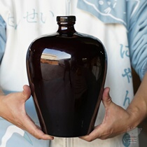  Love wind empty wine bottle 10 kg wine jar 10 kg ceramic wine jar sealed household earthenware jar storage liquor 5