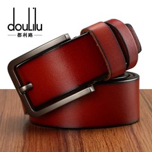 真皮整张黄牛皮皮带时尚针扣皮带韩版
