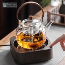 Touch Miss electric pottery stove tea maker glass steaming teapot Home Office heat-resistant kettle making tea set