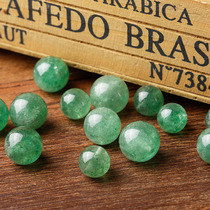 Green Strawberry Crystal Crystal loose single beads multi-treasure round beads earrings Hand string bracelet 108 Buddha beads diy jewelry accessories