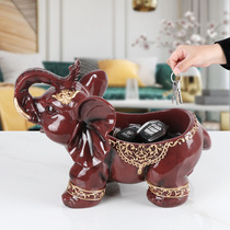 Into the door to put the key porch storage box ornaments creative Nordic remote control living room desktop sundries storage plate