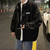Yuppie Handsome Tooling Jacket Male Korean version Trend Relaxed Handsome with Baseball Clothing Port Wind Vest Spring Autumn Jacket