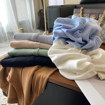 Silk cotton thin knitted cardigan womens early autumn silk bubble sleeve air conditioning shirt top summer 2021 new