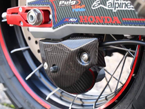 Suitable for Honda Xadv 750 modified carbon fiber rear brake pump protection cover brake pump decoration cover