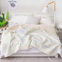 Shrimp Rice Cat Geometric Maya Gauze Soft Cold Mat Baby Sandmat Pure Cotton Bed Pint Moon Bed Linen Weibo Big V the same