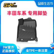 3W full TPE footbed suitable for 21 Toyota Senatine Foot Footbed Tundra Exclusive Footbed Environmental Protection Waterproof