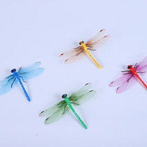 Spot 3D three-dimensional pin simulation small Dragonfly home Net red decorations diy creative curtain living room accessories