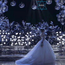 New wedding props electroplating hose round ball lighting road leading stage fitting area window plug chandelier