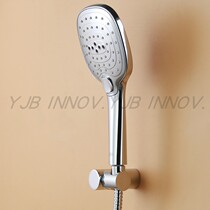Bright surface plating button switch 3 function ABS plastic portable Lotus shower hand-held shower
