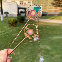 Ancient style original design Hanfu hairpin hair hairpin daily versatile simple God stick Chinese style headwear hair accessories female