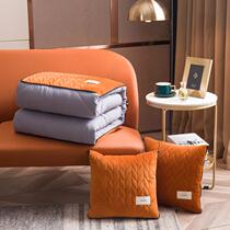 Summer pillow quilt dual-use office nap Air conditioning quilt pillow Two-in-one car lunch break cushion pillow