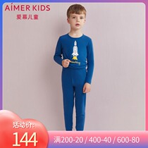 Love childrens autumn and winter warm sun new double layer thickened knee support little boy warm pants AK2730332