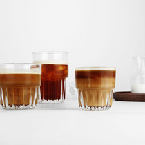 Hand-made single-product Fu Rui Bai cold coffee cup ins Wind ice latte Italian espresso espresso coffee glass